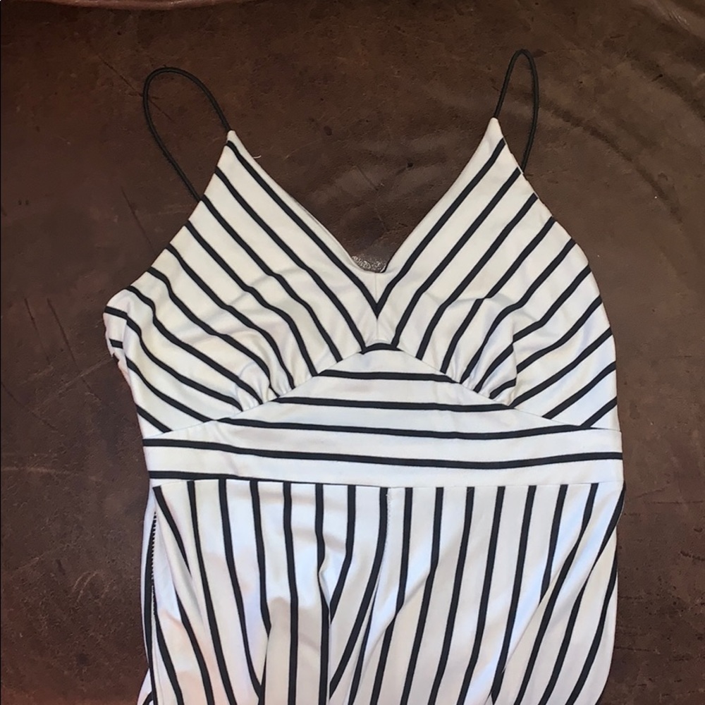 Striped Jumpsuit